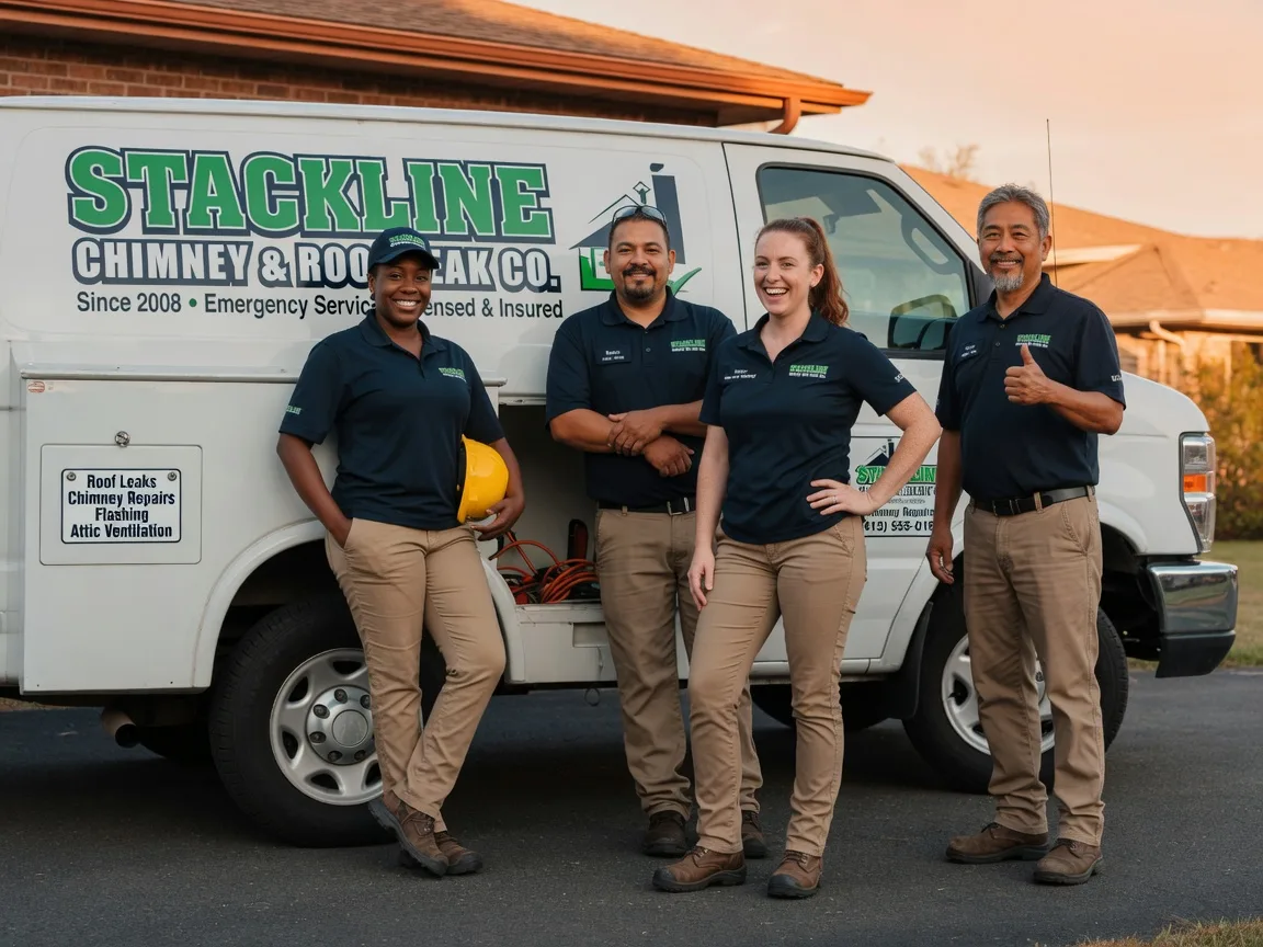 Chimney flashing repair company in Elmo, UT